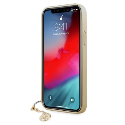 „Guess“ Apple iPhone 12 (12 Pro) juodas kieto silikono dėklas | Priedai.lt