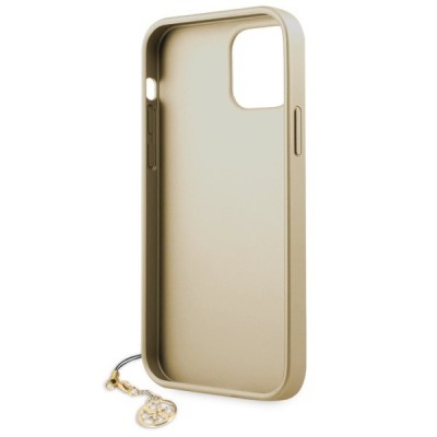 „Guess“ Apple iPhone 12 (12 Pro) juodas kieto silikono dėklas | Priedai.lt