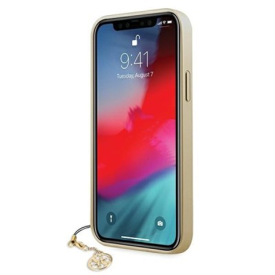 „Guess“ Apple iPhone 12 (12 Pro) rudas kieto silikono dėklas | Priedai.lt