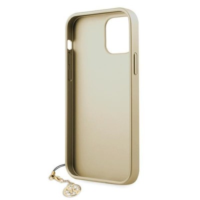 „Guess“ Apple iPhone 12 (12 Pro) rudas kieto silikono dėklas | Priedai.lt