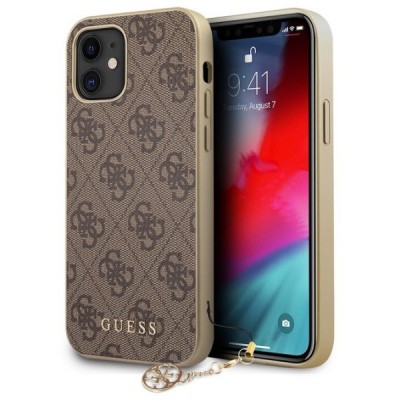 „Guess“ Apple iPhone 12 Mini rudas kieto silikono dėklas | Priedai.lt