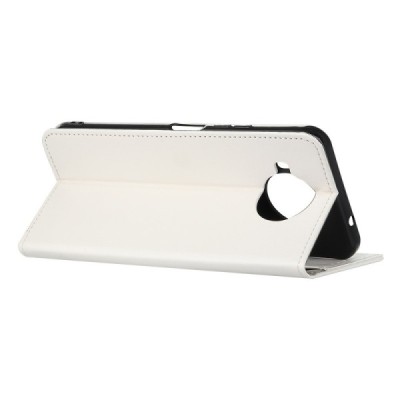 Xiaomi Mi 10T Lite 5G atvēramais ādas balts maciņš (maks) | Vacins.lv