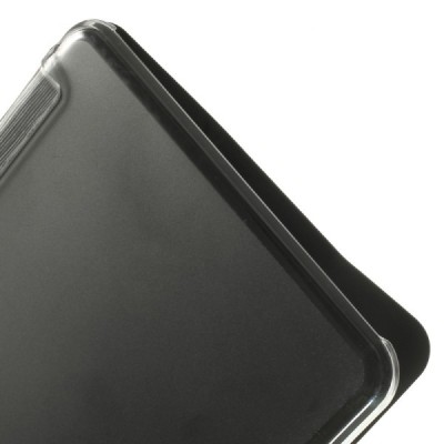 Samsung Galaxy Tab 4 10.1 T535 (T530, T531) atverčiamas pastatomas juodas dėklas / Priedai.lt