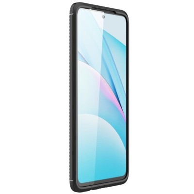 Xiaomi Mi 10T Lite 5G FOCUS cieta silikona (TPU) melns apvalks | vacins.lv