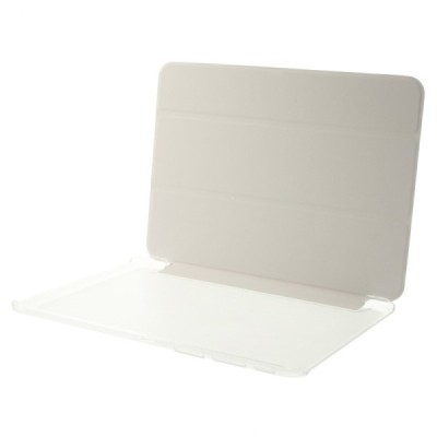 Samsung Galaxy Tab 4 10.1 T535 (T530, T531) atvēramais balts maciņš / Vacins.lv