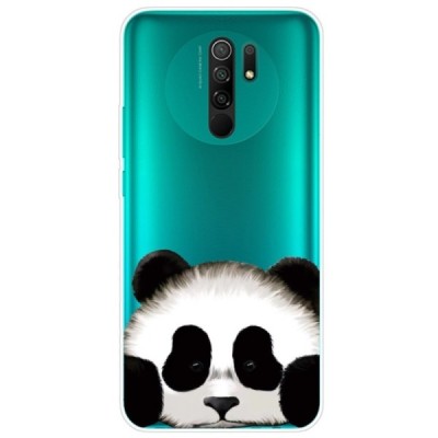 Xiaomi Redmi 9 „Panda“ cieta silikona (TPU) dzidrs apvalks | vacins.lv