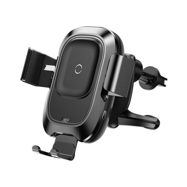 „Baseus“ Air Vent automobilinis telefono laikiklis / kroviklis (į groteles) - juodas