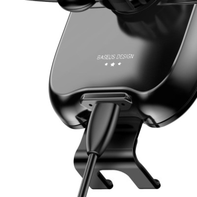 „Baseus“ Air Vent automobilinis telefono laikiklis (kroviklis) - juodas | Priedai.lt