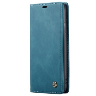 Apple iPhone 11 CaseMe Retro solīds atvēramais ādas zaļš maciņš - maks | Vacins.lv