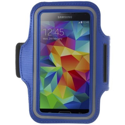 Futrālis sportam (rokas saite) - zils, universāls (L+ izmērs) / Vacins.lv