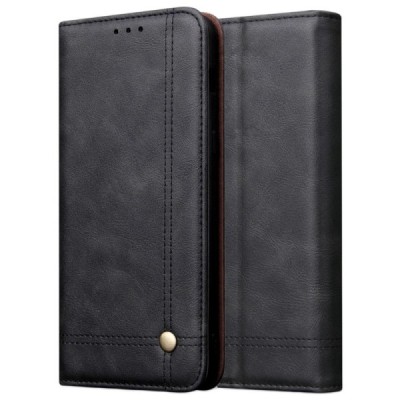 Huawei P30 Lite Deluxe ādas atvēramais melns maciņš (maks) | Vacins.lv