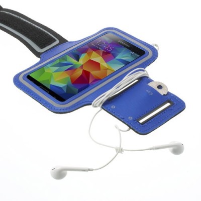 Futrālis sportam (rokas saite) - zils, universāls (L+ izmērs) / Vacins.lv