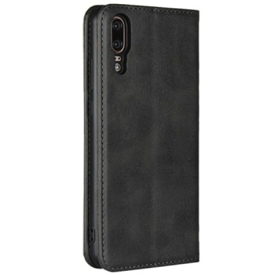 Huawei P20 „Split“ sērijas melns atvērams maciņš, maks | Vacins.lv