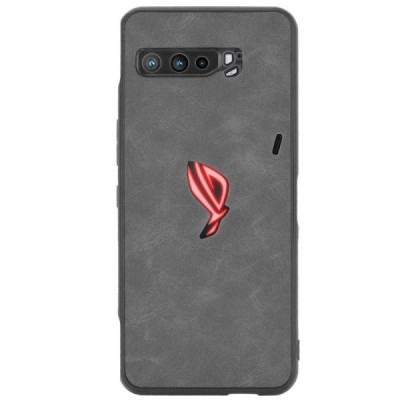 Asus Rog Phone 3 (ZS661KS) „Bi-Color“ Splicing melns ādas apvalks | Vacins.lv