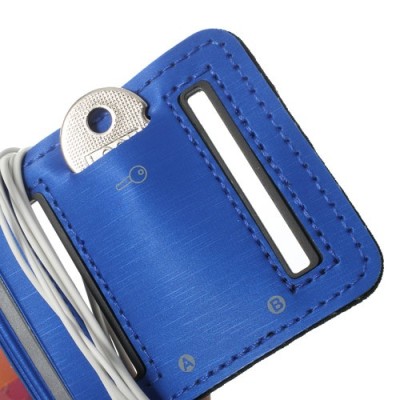 Futrālis sportam (rokas saite) - zils, universāls (L+ izmērs) / Vacins.lv