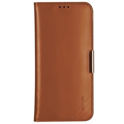 Apple iPhone 12 Pro Max „Dzgogo“ Royale ādas atvēramais brūns maciņš | Vacins.lv