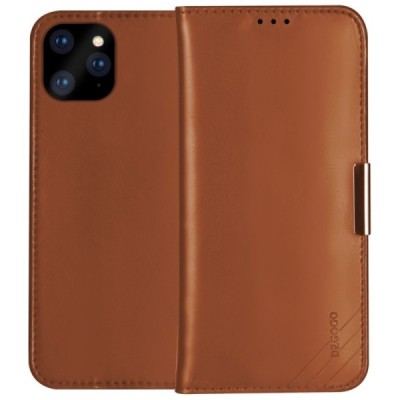 „Dzgogo“ Royale atverčiamas rudas odinis Apple iPhone 12 Pro Max dėklas | Priedai.lt