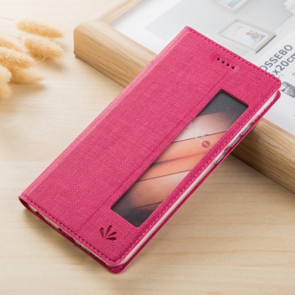 „Vili“ S View Cover atverčiamas dėklas - rožinis (Mate 10 Pro)