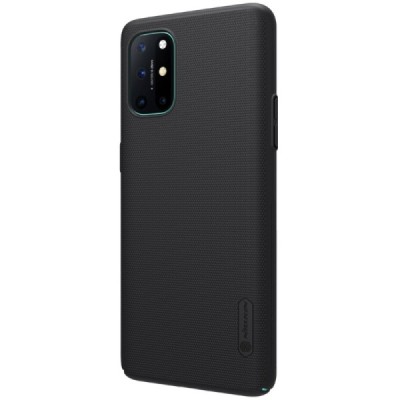 Nillkin Frosted Shield OnePlus 8T melns plastmasas futrālis | Vacins.lv