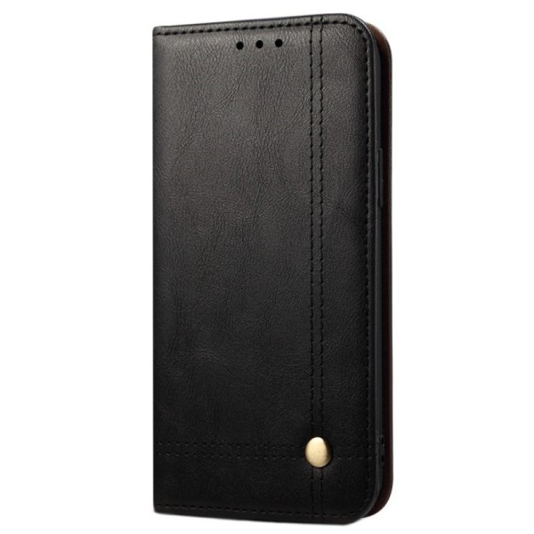 „Deluxe“ atvēramais maciņš - melns (OnePlus 8T)