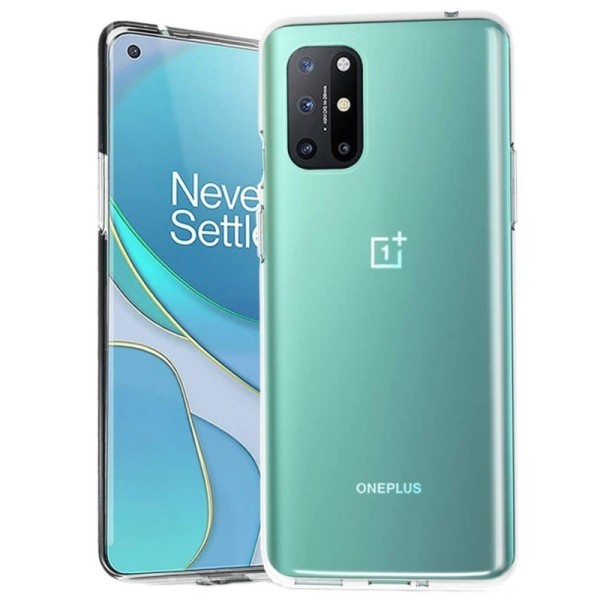 Cieta silikona (TPU) apvalks - dzidrs (OnePlus 8T)