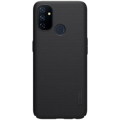 Nillkin Frosted Shield OnePlus Nord N100 melns plastmasas futrālis | Vacins.lv
