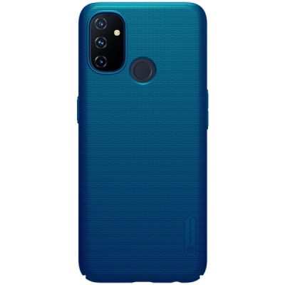 Nillkin Frosted Shield OnePlus Nord N100 zils plastmasas futrālis | Vacins.lv