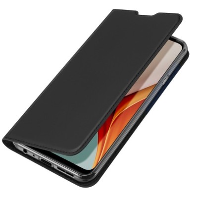 OnePlus Nord N100 „Dux Ducis“ Skin sērijas melns ādas atvērams maciņš | Vacins.lv