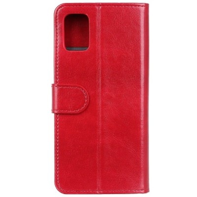 OnePlus 8T atvēramais ādas sarkans maciņš, grāmata (maks) | Vacins.lv