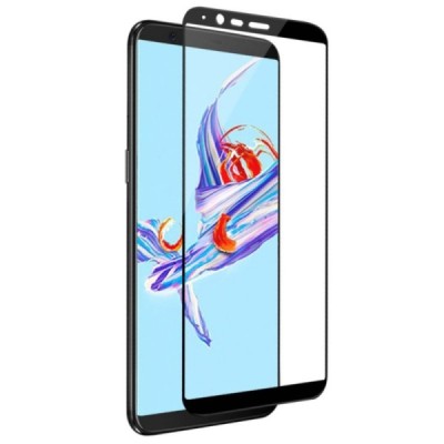 OnePlus 5T Mocolo Tempered Glass melns ekrāna aizsargstikls | Vacins.lv
