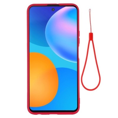 Huawei P smart 2021 Shell kieto silikono TPU raudonas dėklas - nugarėlė | Priedai.lt