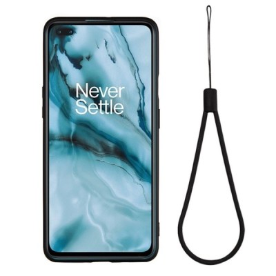 OnePlus Nord „Shell“ cieta silikona (TPU) melns apvalks | vacins.lv