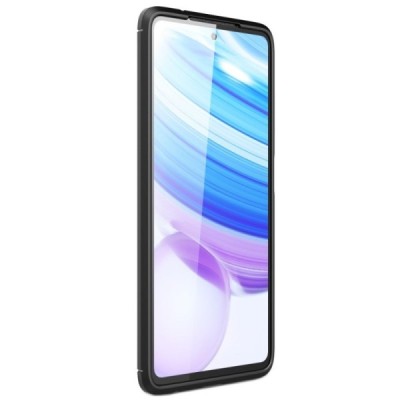 Xiaomi Poco X3 (X3 Pro) „Carbon“ cieta silikona (TPU) melns apvalks | vacins.lv