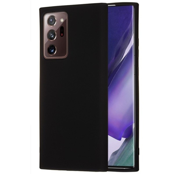 „Shell“ cieta silikona (TPU) apvalks - melns (Galaxy Note 20 Ultra)
