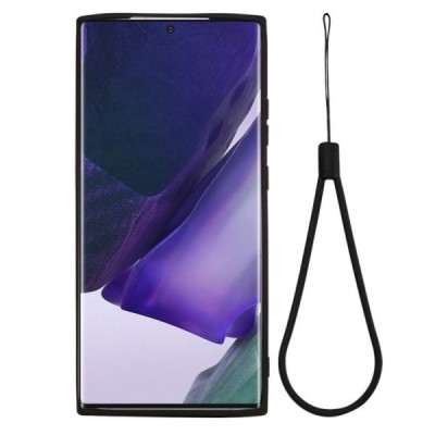 Samsung Galaxy Note 20 Ultra (N986F) „Shell“ cieta silikona (TPU) melns apvalks | vacins.lv