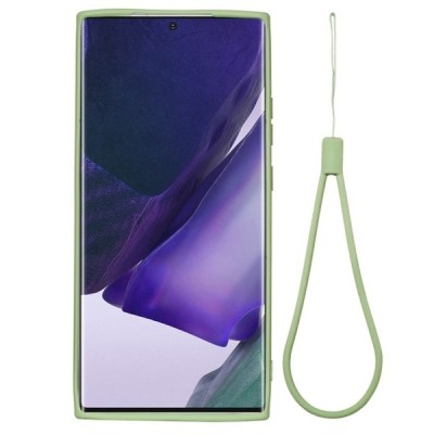 Samsung Galaxy Note 20 Ultra (N986F) „Shell“ cieta silikona (TPU) zaļš apvalks | Vacins.lv