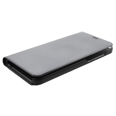 Huawei Mate 10 Lite plastmasas atvērams melns ādas maciņš | Vacins.lv