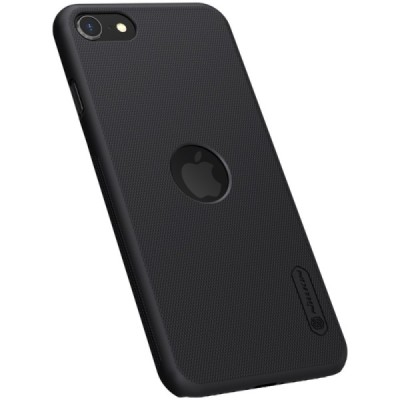 Apple iPhone SE 2020 (Apple iPhone SE 2022) Nillkin Frosted Shield melns plastmasas apvalks | vacins.lv