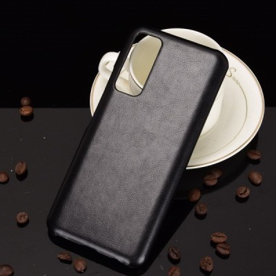Soft Slim serijos Huawei P smart 2021 juodas odinis dėklas - nugarėlė | Priedai.lt