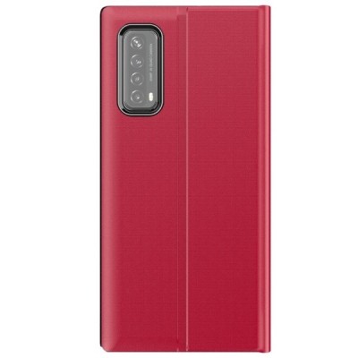 Huawei P smart 2021 View Line raudonas atverčiamas dėklas - knygutė | Priedai.lt
