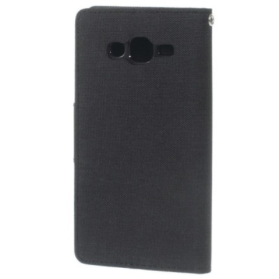 „Mercury“ Bravo Diary Samsung Galaxy J5 2015 (J500F) melns maciņš | Vacins.lv