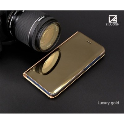 Samsung Galaxy A8 2018 (A530F) plastikinis atverčiamas auksinis dėklas | Priedai.lt