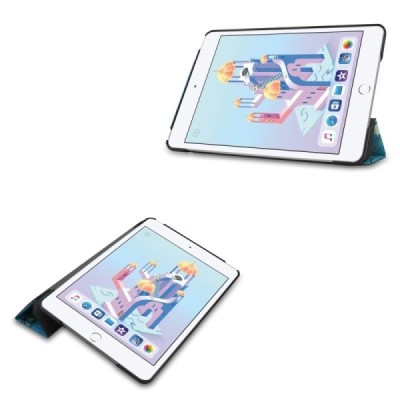 Apple iPad mini 4 (iPad mini 2019) atverčiamas spalvotas „Sakura“ dėklas - knygutė / Priedai.lt
