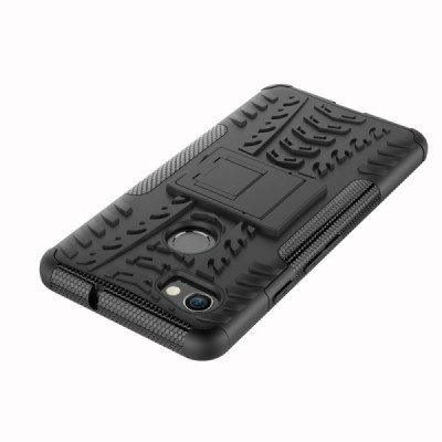 Google Pixel 2 XL „Kickstand“ pastiprinātas aizsardzības melns apvalks | Vacins.lv