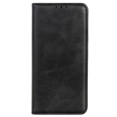 Nokia 3.4 „Split“ juodas odinis atverčiamas dėklas - knygutė | Priedai.lt