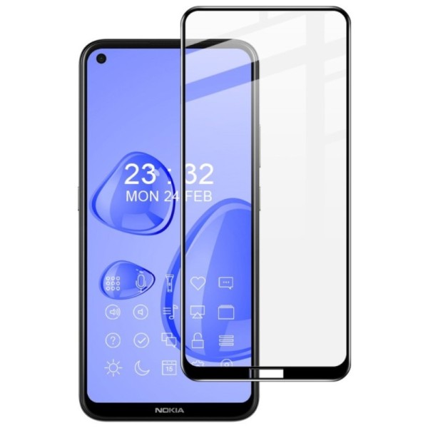 „Imak“ Tempered Glass apsauginis ekrano stiklas 0.26 mm - juodas (Nokia 3.4 / 5.4)