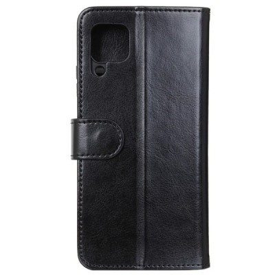 Samsung Galaxy A42 5G atvēramais ādas melns maciņš (maks) | Vacins.lv