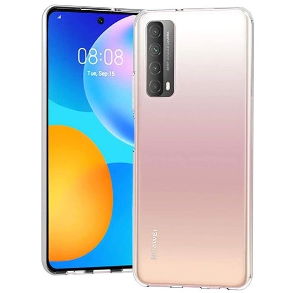 Kieto silikono (TPU) dėklas - skaidrus (P smart 2021)
