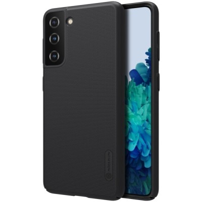 Samsung Galaxy S21 (G991B) Nillkin Frosted Shield melns apvalks | vacins.lv