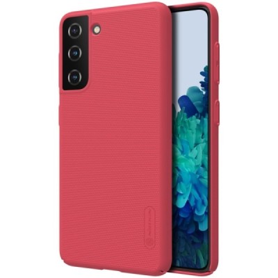 Samsung Galaxy S21 (G991B) Nillkin Frosted Shield sarkans apvalks | vacins.lv